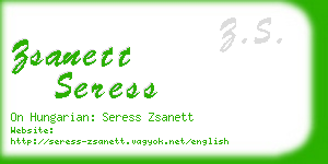 zsanett seress business card